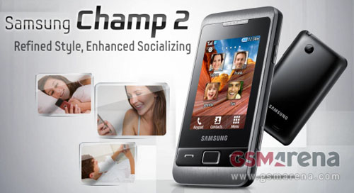 Champ 2 có màn hình cảm ứng 2,4 inch. Ảnh: Gsmarena.