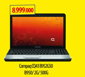 Laptop Compaq CQ43 B952G50 (301TU)
