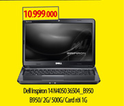 Laptop Dell Inspiron 14 N4050 36504-B950