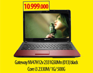 Laptop Gateway NV47H12v 2331G50Mn