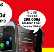 Điện thoại di động TCL 217D