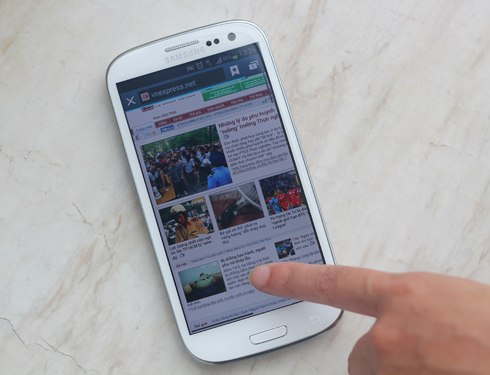 Trải nghiệm Galaxy S III tại VN Trải nghiệm Galaxy S III tại VN