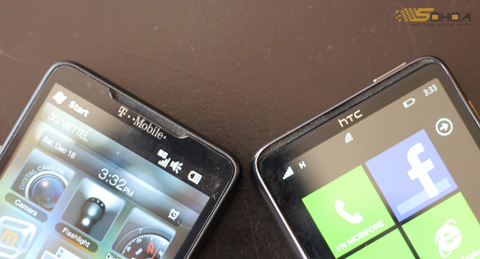 So sánh HTC HD2 và HD7